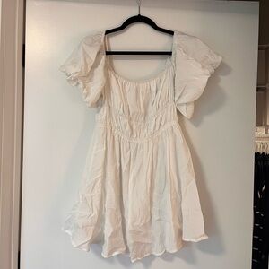 Cotton Candy Elegant White Dress